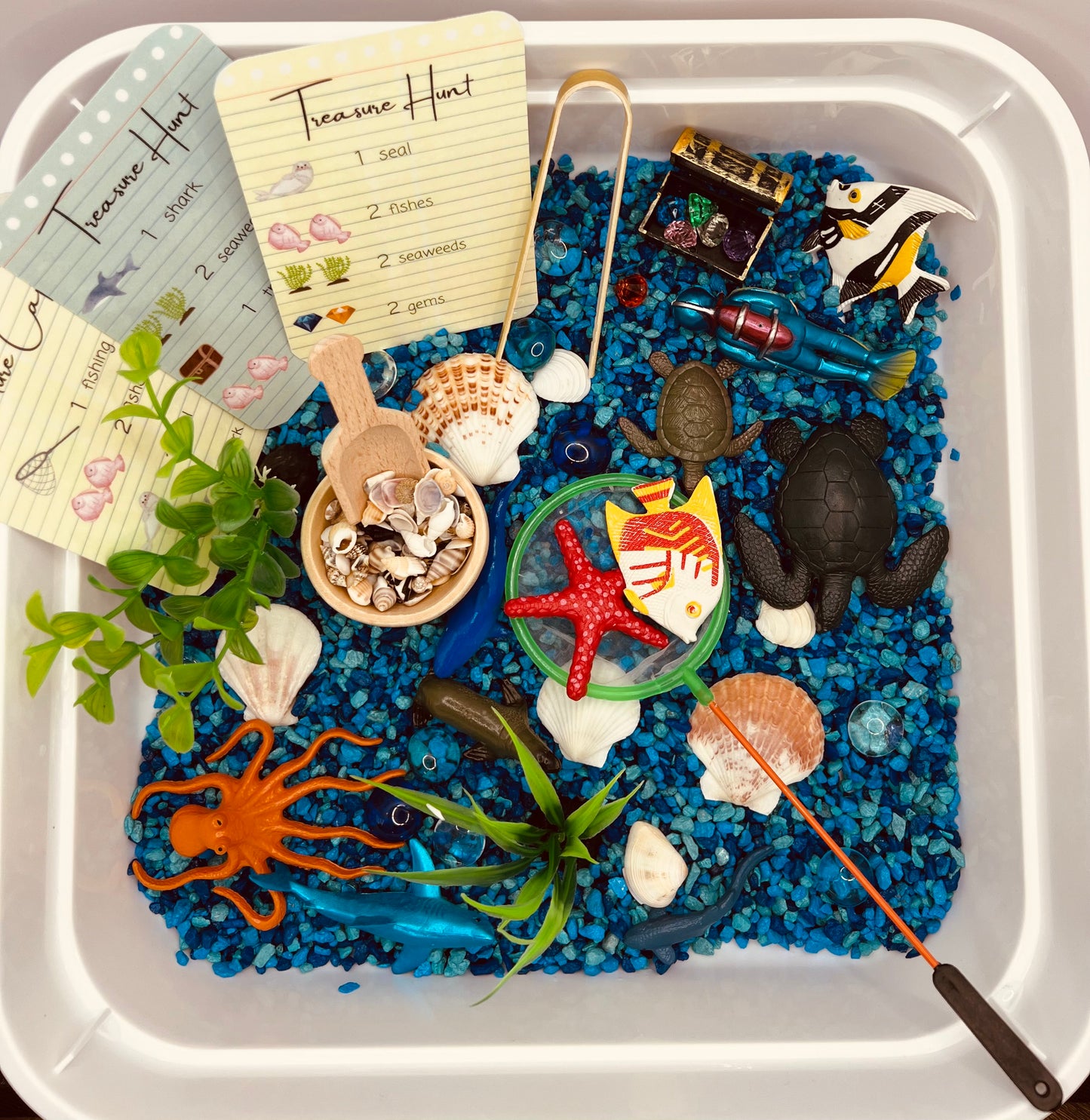 Under the Sea Sensory Bin